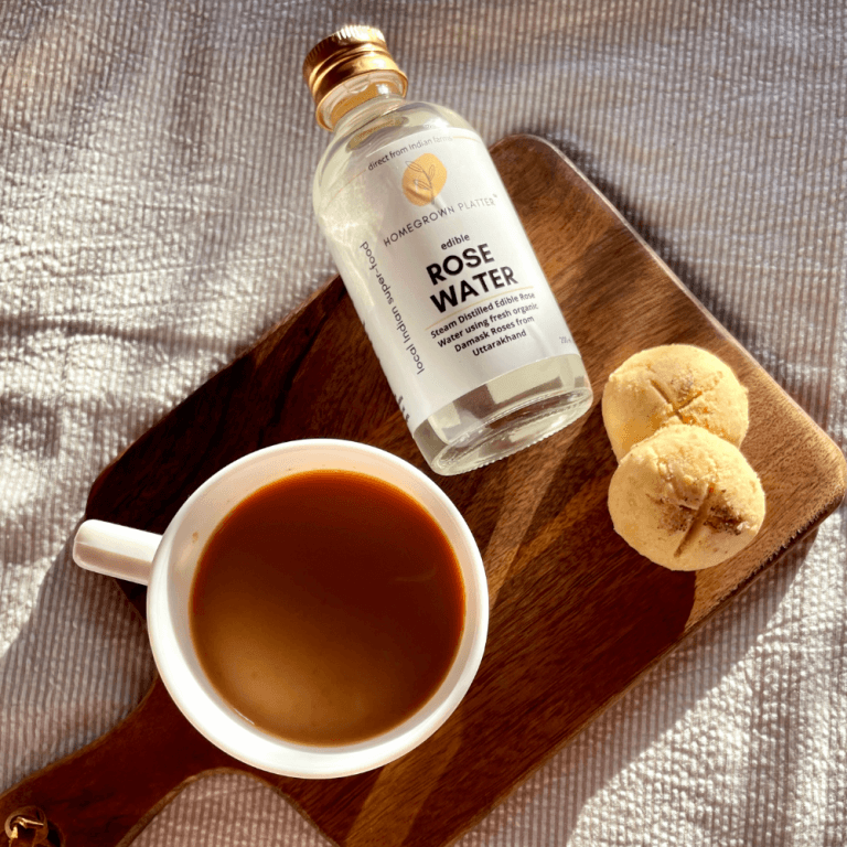 Gut Cooling Edible Rose Water [Steam Distilled Damask Gulab Ark]