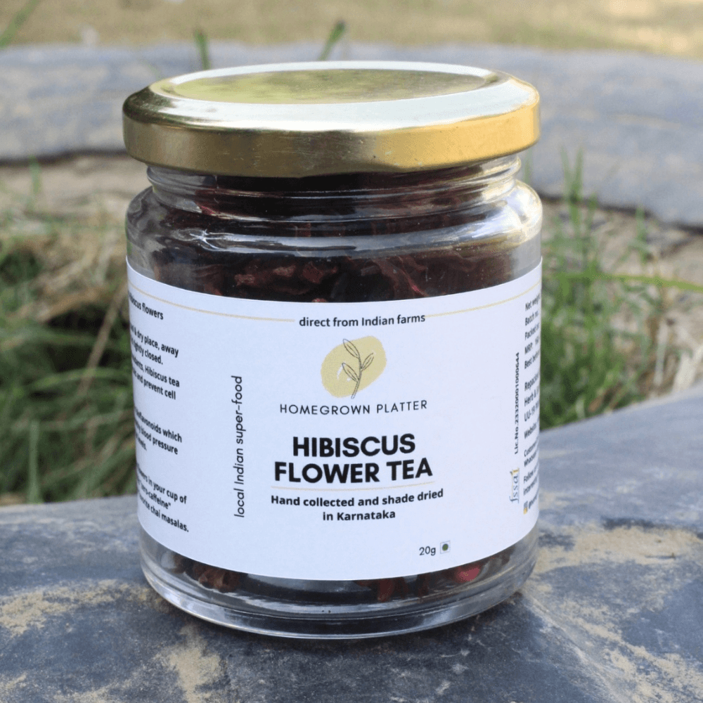 Dried Hibiscus Flowers [hibiscus Roselle] For Herbal Tea From Karnataka 